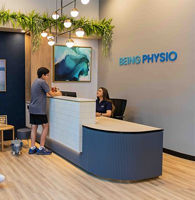 Being Physio clinic reception